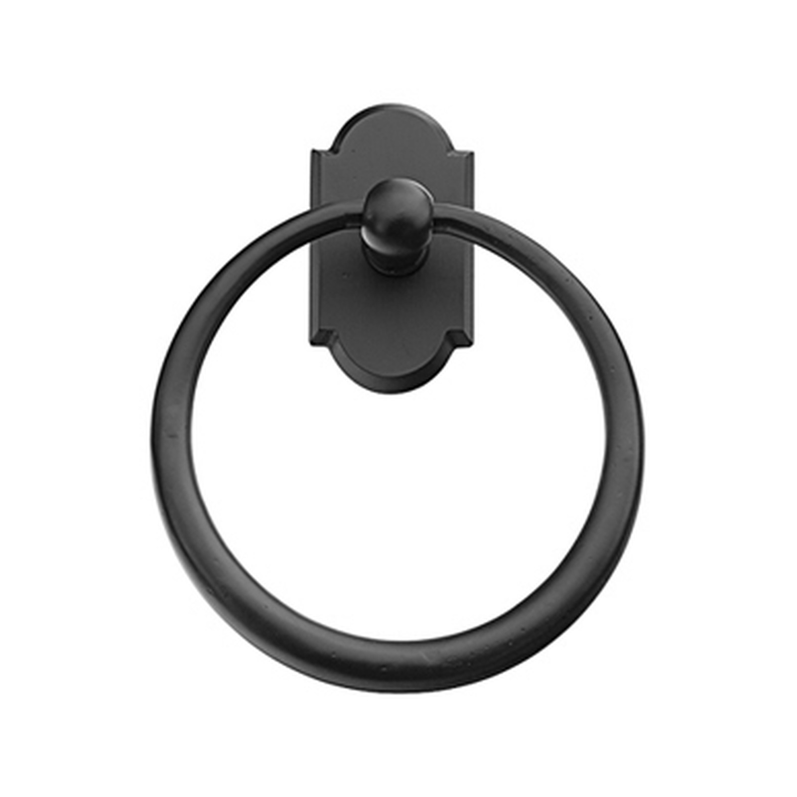Sandcast Bronze Towel Ring — Overall 6 1/2"