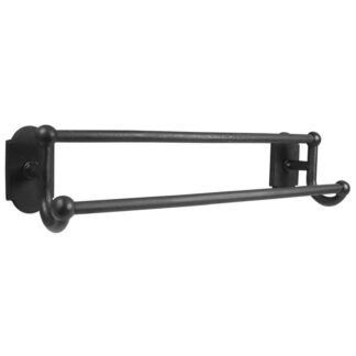 Sandcast Bronze Double Towel Bar — 18" CTC
