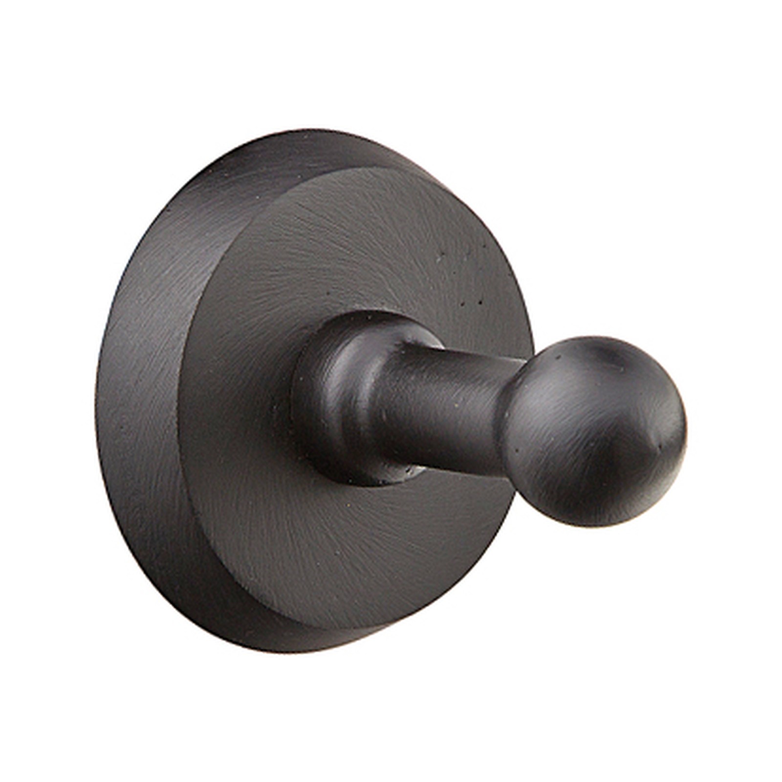 Sandcast Bronze Single Hook with Rosette — Projection 2 3/4"