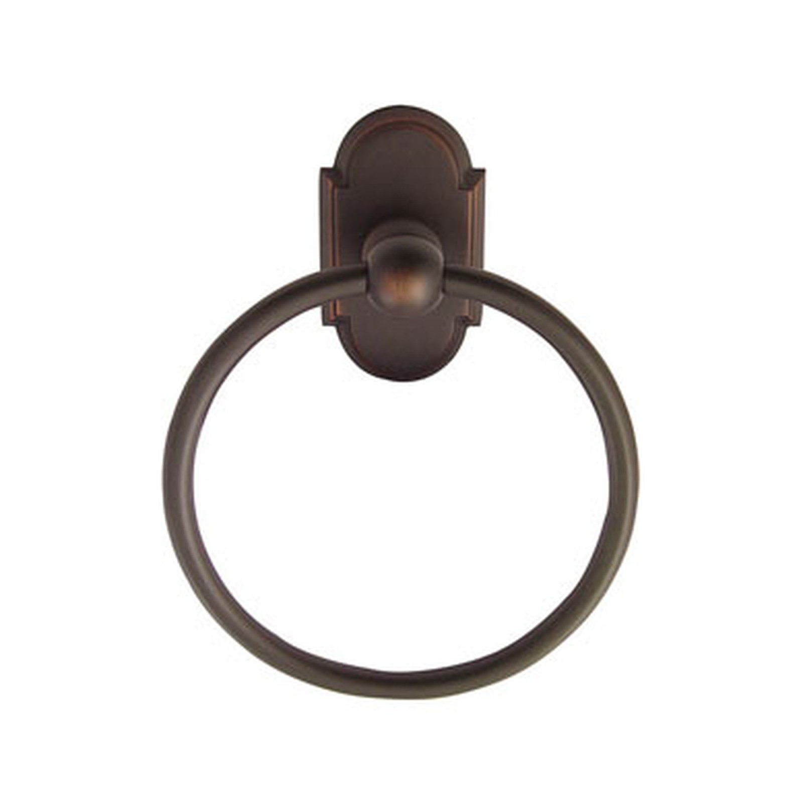 Traditional Brass Towel Ring — Overall 6 7/8"