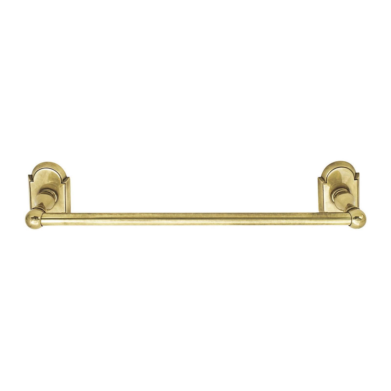 Traditional Brass Towel Bar — 18" CTC