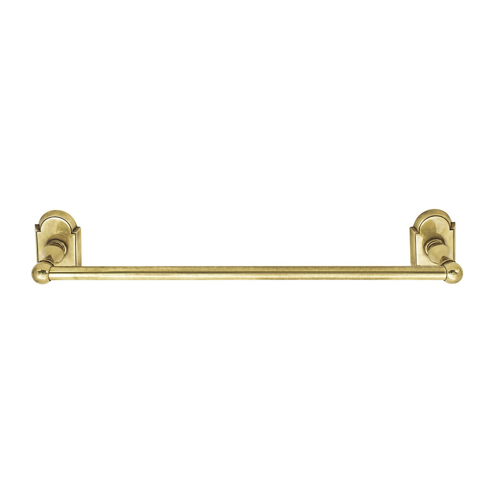Traditional Brass Towel Bar — 24" CTC